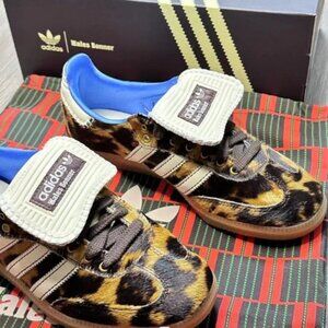 Adidas Samba Wales Bonner Pony Leopard Sneakers